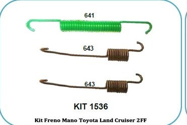 TOYOTA LAND CRUISER 2FF FRENO DE MANO