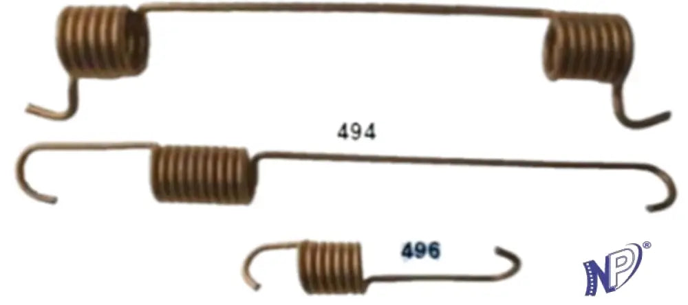 KIT RESORTES FRENO FORD FESTIVA/ KIA PRIDE R - RESORTES