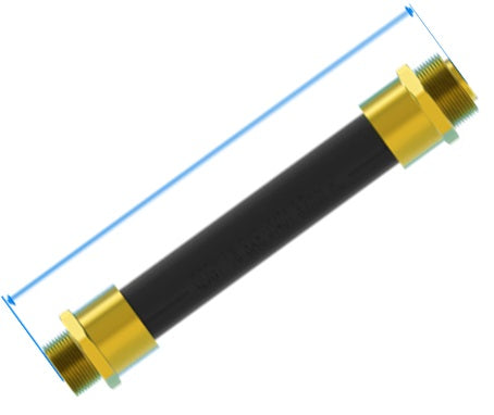 MANGUERA FRENO LIQUIDO 16” M 3/16 X M1/4