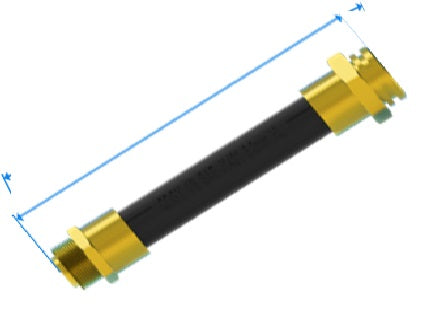 MANGUERA FRENO LIQUIDO 16” (H=1/4XM=3/16)