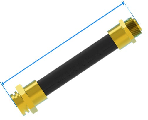 MANGUERA FRENO LIQUIDO 22” M 3/16 X M1/4