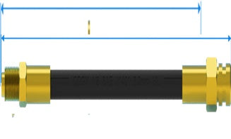 MANGUERA FRE. LIQUIDO MXH 10MMX1,25 DE 14" CONO +