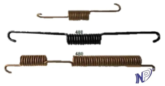 KIT RESORTES FRENO HYUNDAI VISION / GIRO/ EXCEL/ JAC VELOCE R - RESORTES