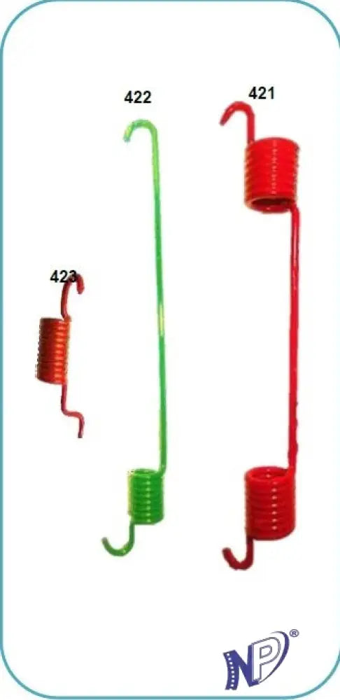KIT RESORTES FRENO MAZDA ALLEGRO/ FORD LASER R - RESORTES