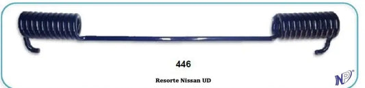 KIT RESORTES FRENO NISSAN UD 41 - RESORTES