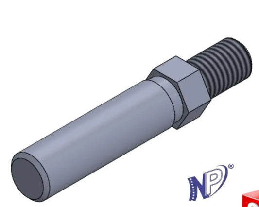 PASADOR MORDAZA MAZDA B2000 SUPERIOR CROMADO - PASADOR MORDAZA